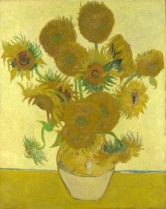 Gemälde von Sonnenblumen